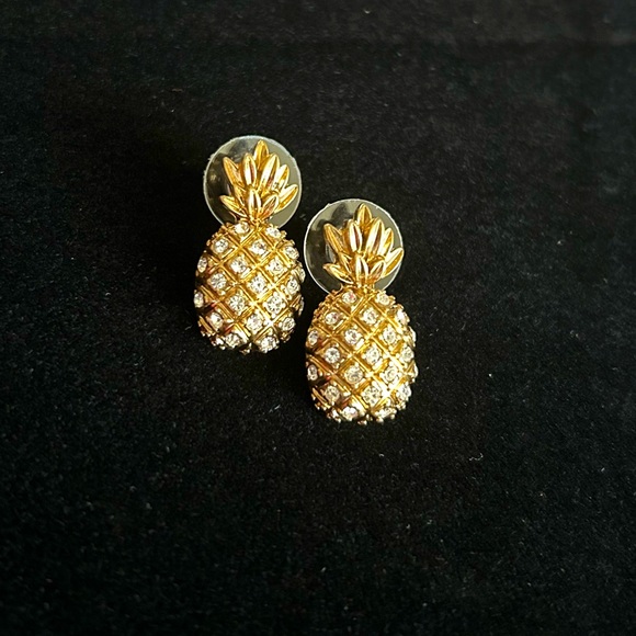 J. Crew Jewelry - JCrew Gold Pineapple Stud Earrings